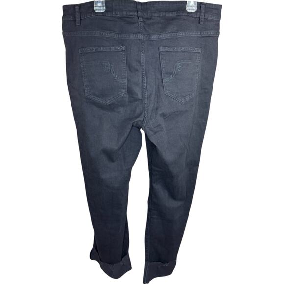 Women with Control Regular My Wonder Denim Aya Jean Black 22 Plus NWT - Picture 2 of 11